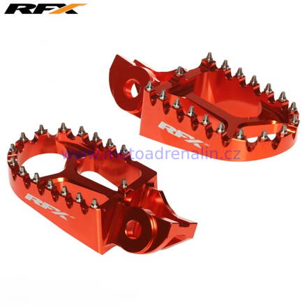 RFX Pro Series Shark Footpegs KTM SX SXF 16 Orange