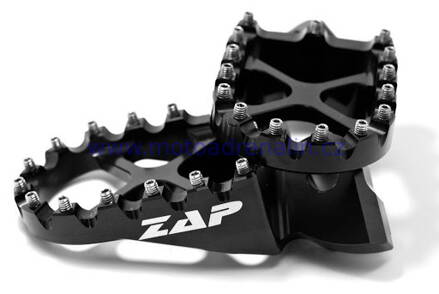  ZAP Technic CNC stupačky Black Honda CR 125/250 02-08 CRF 250/450 02-21