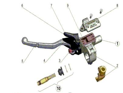 Magura hydraulická spojka sestava náhradních dílů