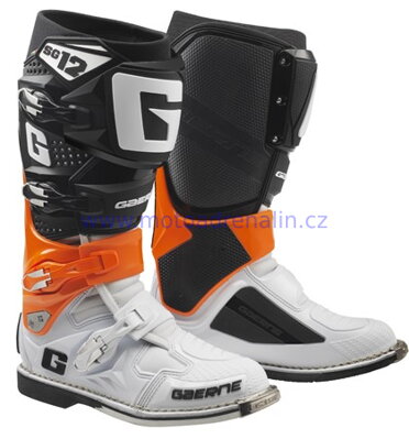 Gaerne SG 12 motokrosové boty orange, black ,white 2020
