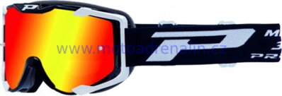 Brýle Progrip 3400 - černé se zlatočerveným zrcadlovým sklem