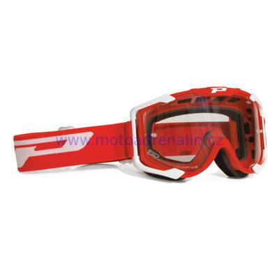 PROGRIP motokrosové brýle 3400 MENACE-červené-Vyprodáno