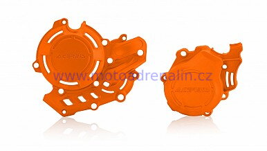  Acerbis kryty motoru KTM SX-F 450/500 16-21 EXC-F 450/500 17-21HSG FC 450 16-21 FE 450/500 17-21 oranžové