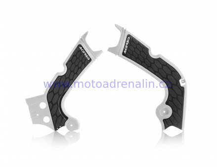 Acerbis kryty rámů stříbrno černé Honda CRF 250 18-19 CRF 450 17-18