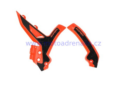  ACERBIS kryty rámu KTM SX 125/250 SXF 250/350/450 23-24 oranžovo černé