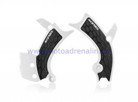  Acerbis kryty rámů bíločerné Yamaha YZF 250 19-23 YZF 450 18-22 WRF 450 19-22