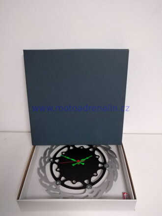 Dekorativní nástěnné Hodiny ALU v designu brzdového kotouče 320mm