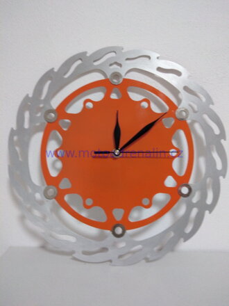 Dekorativní nástěnné Hodiny ALU v designu brzdového kotouče 320mm