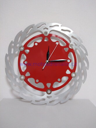 Dekorativní nástěnné Hodiny ALU v designu brzdového kotouče 320mm