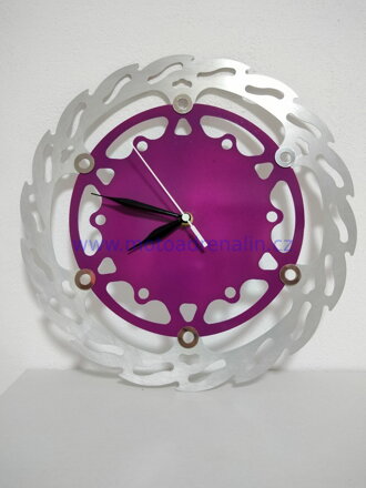 Dekorativní nástěnné Hodiny ALU v designu brzdového kotouče 320mm