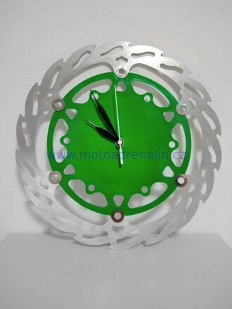 Dekorativní nástěnné Hodiny ALU v designu brzdového kotouče 320mm