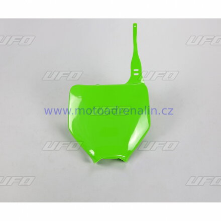 UFO přední číslová tabula Kawasaki KXF 450 06-08