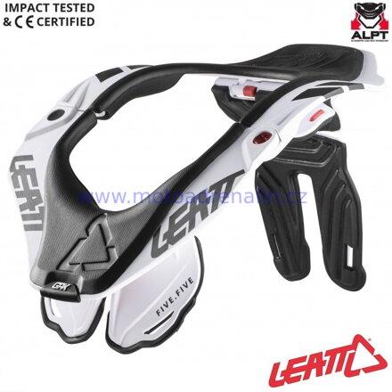 Chránič krční páteře na moto Leatt GPX 5.5 Neck Brace White 2020