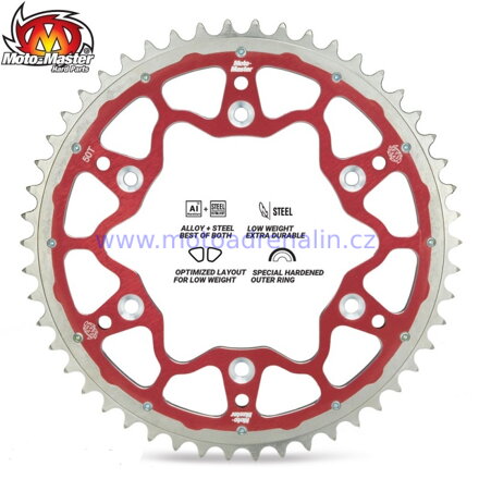 Motomaster  Rozeta Fusion Chainwheels Red Honda CR125/ CR250/ CRF 250/ CRF450/ CR500 /BETA