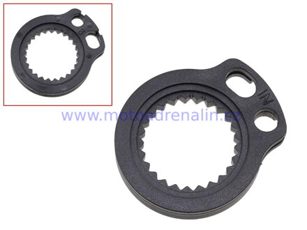 MRP rukojeti ON-LOCK šedo černé hladké SOFT Honda CRF 250/450 02-24