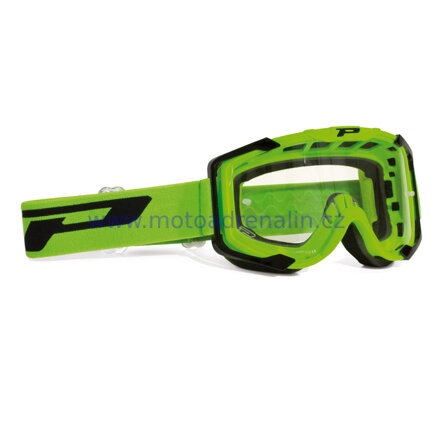 PROGRIP motokrosové brýle 3400 MENACE zelené