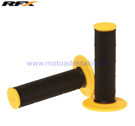 RFX Dual Compound Grips Black Centre Yellow