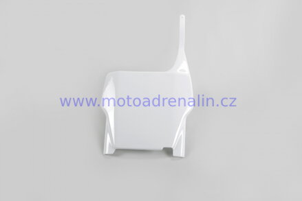 UFO plast přední číslová tabulka Honda CR 125/250 CRF 250/450 04-07