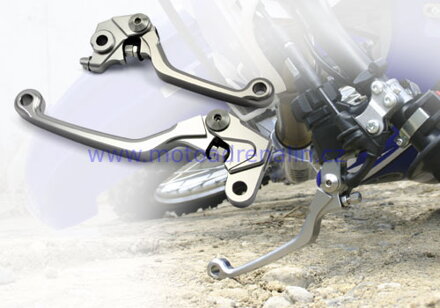 Zeta racing sklopná MX brzdová páčka Yamaha YZ 65 18-24 YZ 85 01-24 YZ125/250 01-07 YZF250 01-06 YZF450 01-07