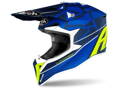 AIROH WRAAP dětská motokrosová helma (lesklá modrá/žlutá)