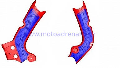  Acerbis kryty rámů červeno modré Honda CRF 250 18-19 CRF 450 17-18