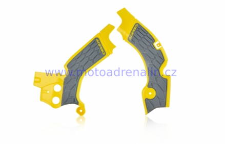  Acerbis kryty rámů žluto šedé  Suzuki RMZ 450 08-17