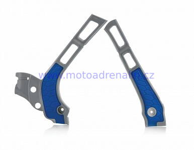  Acerbis kryty rámů stříbrnomodré Yamaha YZ 125/250 06-24