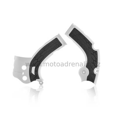  Acerbis kryty rámů bíločerné Yamaha YZF 250 17-18 YZF 450 16-17 WRF 450 16-18