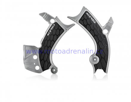 Acerbis kryty rámů šedočerné Yamaha YZF 250 19-23 YZF 450 18-22 WRF 450 19-22