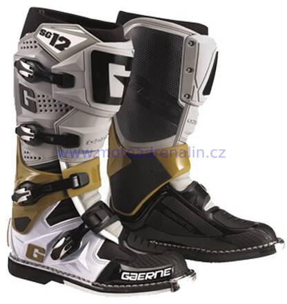 Boty na motokros enduro Gaerne SG12 Grey Magnesium White 2020