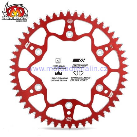 MotoMaster Rozeta ALU Chainwheels Red  Honda CR125 / CR250 / CRF250R / CRF450R, BETA