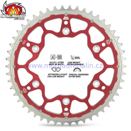 Motomaster  Rozeta Fusion Chainwheels Red Honda CR125/ CR250/ CRF 250/ CRF450/ CR500 /BETA