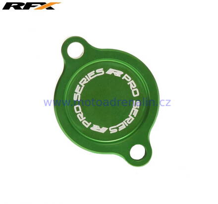RFX Oil Filter Cover Kawasaki KX250F 05-.. Green